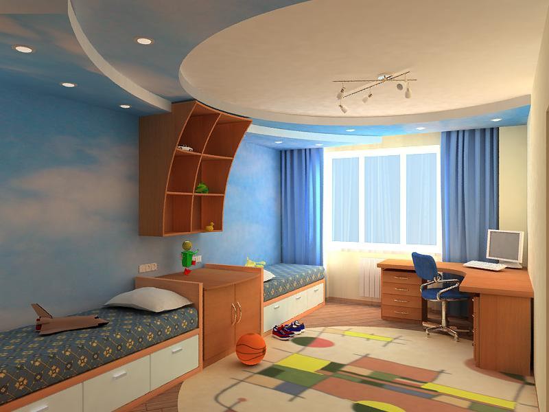 Chambre d'enfants pour un petit athlète