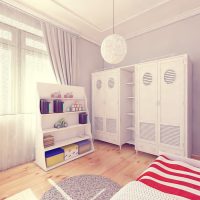 Image de couloir intérieur 3d