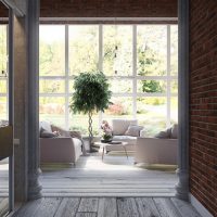 Image de salle de bains design 3d