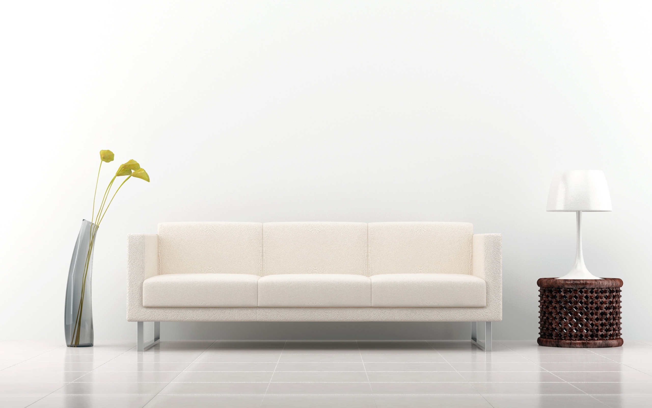 sofá ligero en diseño de dormitorio