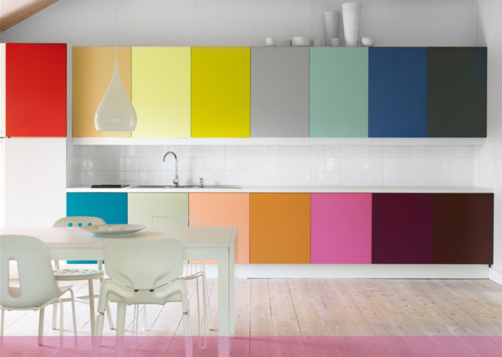 diseño de sala de pasillo de color