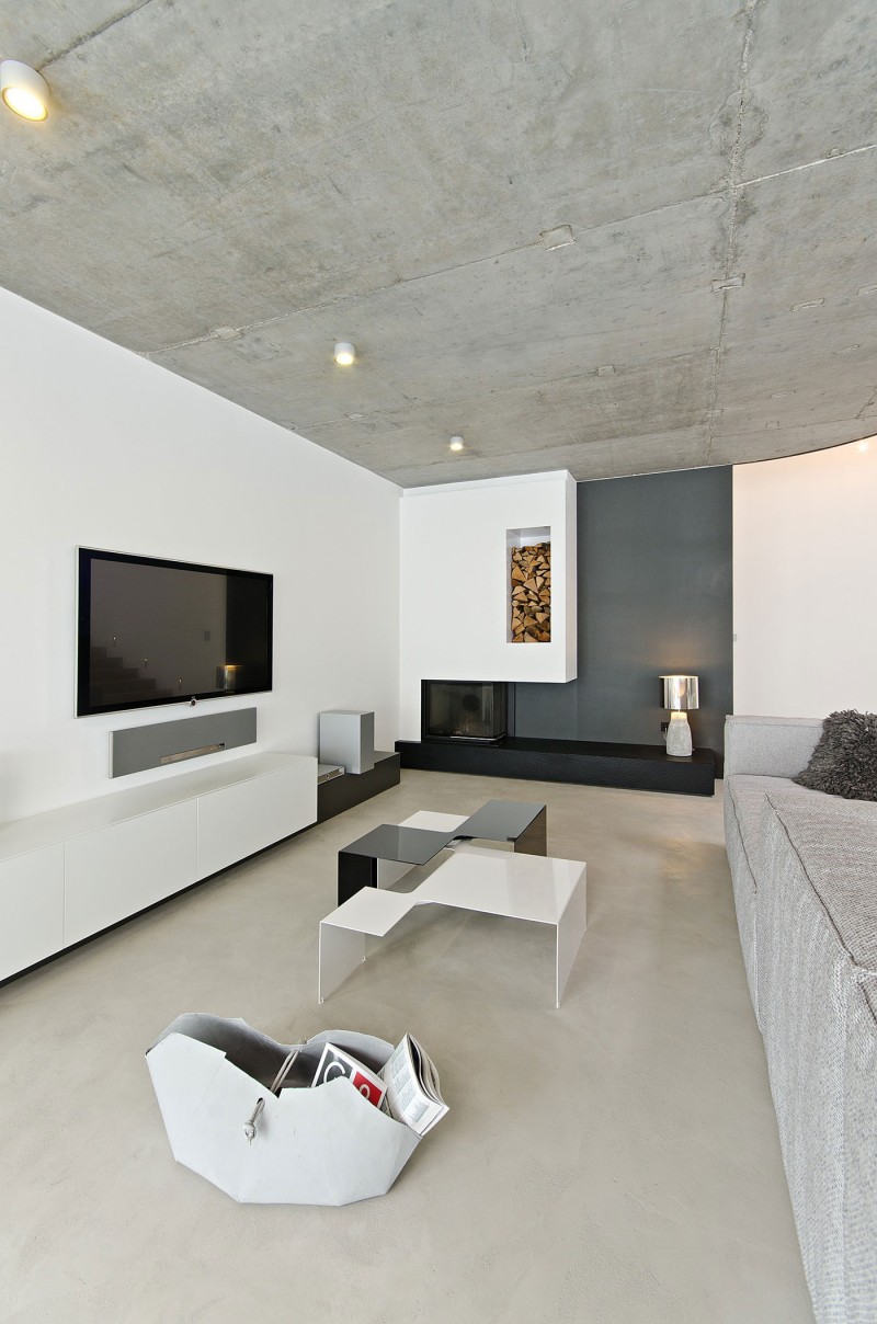 plafond en béton
