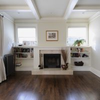 cheminée articulée dans la photo de la chambre
