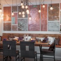 Intérieur de style steampunk avec photo effet antique
