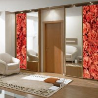 conception de la garde-robe dans le salon de MDF photo