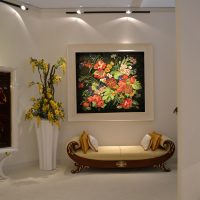 fleurs artificielles dans le style de la photo du salon