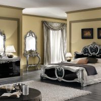 couloir de style magnifique dans l'image de couleur noire
