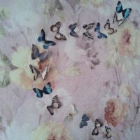 papillons inhabituels dans le style de l'image du couloir