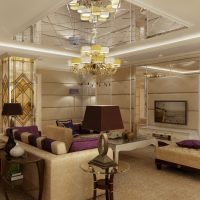 Bright Art Deco Design Photo de chambre