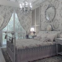 décor de la chambre lumineuse dans le style de photo shabby chic