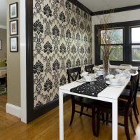 décor de cuisine exquis dans l'image de couleur noire