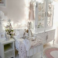 décor de chambre chic dans le style de photo shabby chic