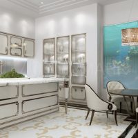 image de conception de maison art déco lumière