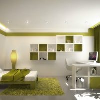 image de conception de chambre chic high-tech