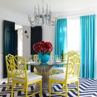 style de chambre claire en photo couleur turquoise