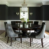 beau design de cuisine en photo couleur noir