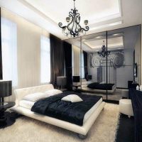 décor insolite de l'appartement en photo couleur noir