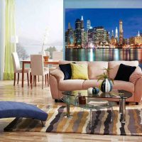 papier peint en plastique avec une photo dans la photo de la chambre