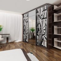 armoire intégrée dans la conception de la photo de la chambre