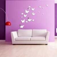 papillons inhabituels dans la conception de la photo de la chambre