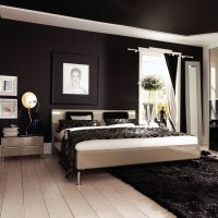 couloir de style magnifique dans l'image de couleur noire