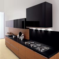 intérieur de chambre raffiné en photo couleur noir