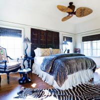 appartement intérieur lumineux en style africain photo