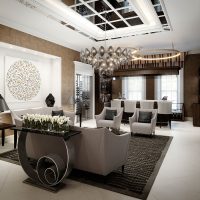 décor lumineux de l'appartement à l'image de style anglais