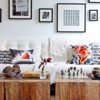 salon intérieur inhabituel dans l'image de style éclectique