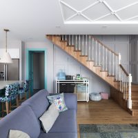 image de couloir de style tiffany de couleur lumineuse