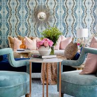 image enfantine de style chic de couleur tiffany