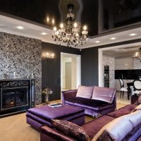 intérieur de belle chambre en photo de style art déco
