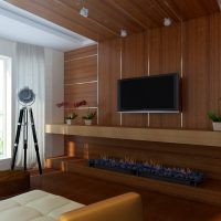 Photo de design de chambre chic et high-tech