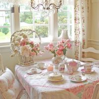 cuisine design chic dans le style de photo shabby chic