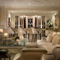 appartement intérieur lumineux de style art déco