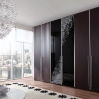 meuble d'angle style dans le couloir de mdf photo