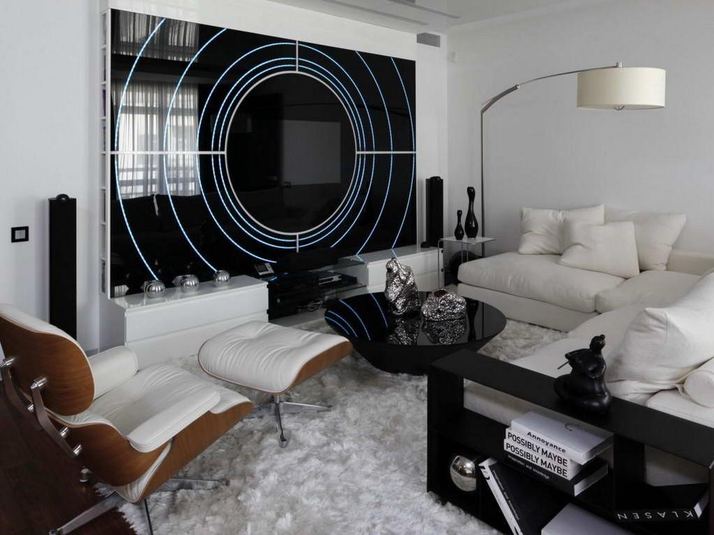 design d'appartement lumineux de style high-tech