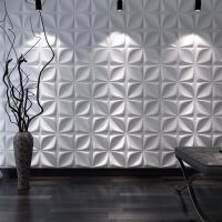 panneau 3d en aluminium léger dans le couloir photo