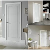 portes lumineuses dans le style de la photo du couloir