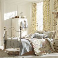 design de chambre lumineux dans le style de photo shabby chic