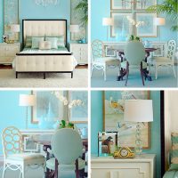 style de couloir en photo couleur turquoise