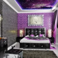 chambre au design chic dans un style art déco