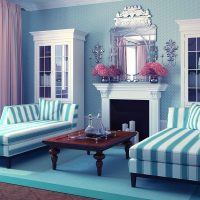 style de cuisine belle dans l'image de couleur turquoise