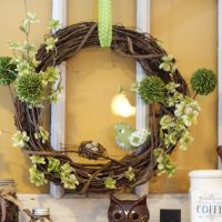 décor de printemps clair dans le style de la photo de la chambre