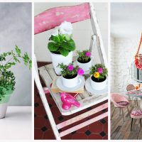beau décor de printemps dans la conception de la photo de la chambre