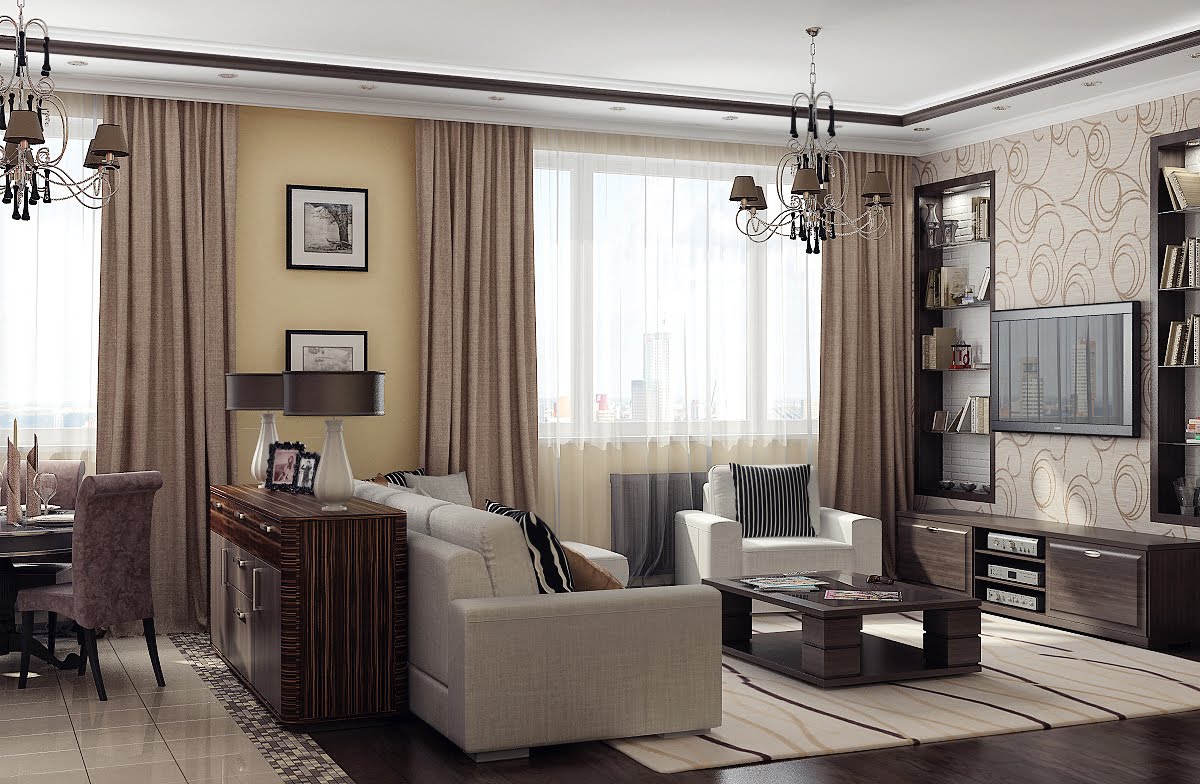 habitación de invitados de estilo oscuro