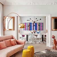 décor de couloir insolite dans le style de l'éclectisme photo