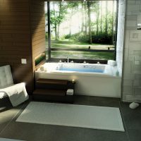 lambris dans un intérieur lumineux en aluminium