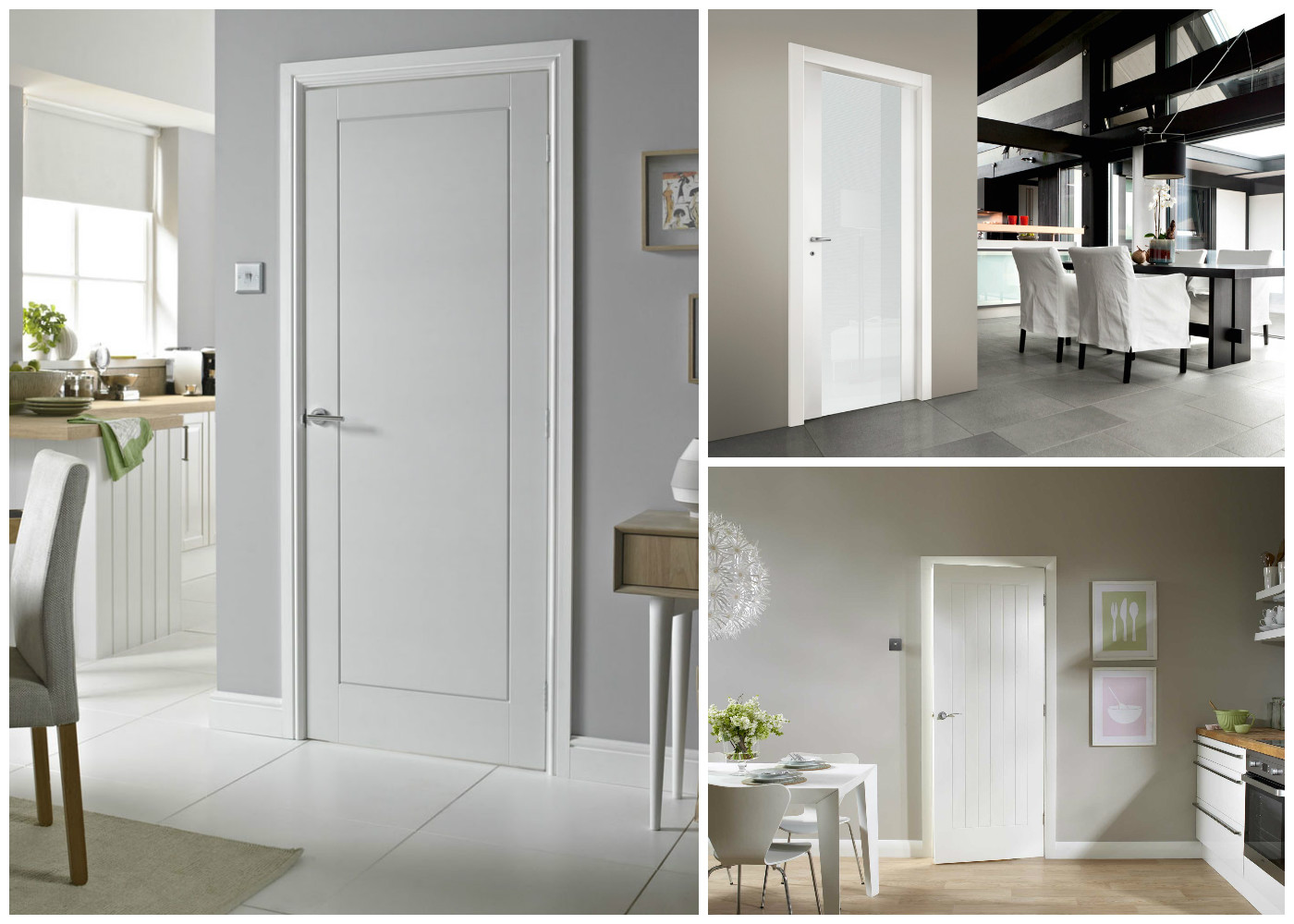 portes lumineuses dans le style du couloir
