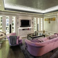 light art deco interior apartment image